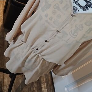 Maurices Lightweight Blouse Elastic Waist Women's XS NWT